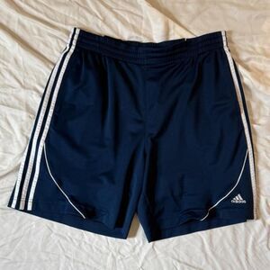 Adidas Women's Navy and Blue Shorts